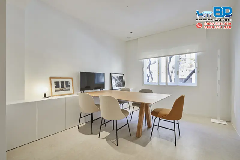 Phong cách thiết kế tối giản giúp tối ưu không gian sử dụng