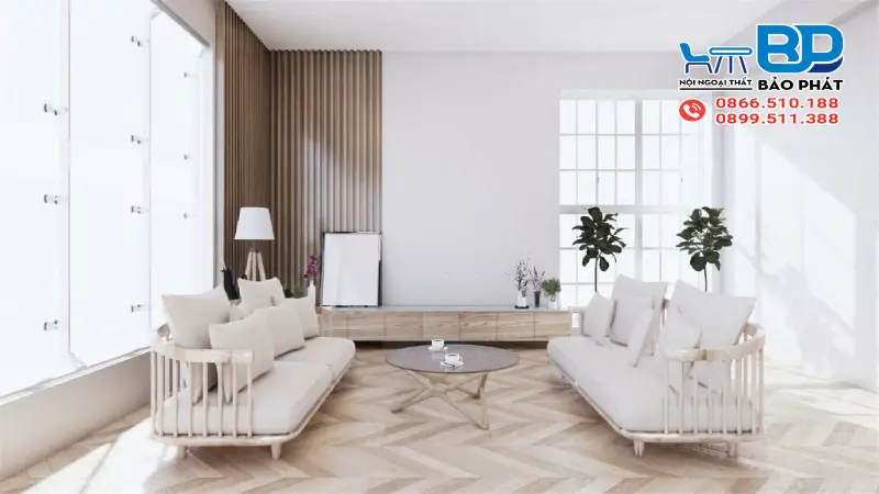 Phong cách thiết kế tối giản ưa chuộng sử dụng những vật dụng có tông màu trung tính, nhẹ nhàng