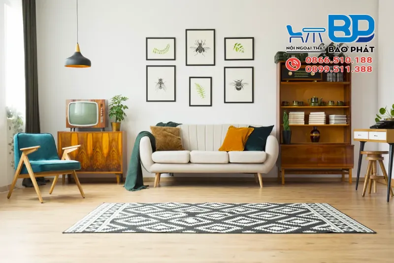 Phong Cách Retro – Sự Hoài Cổ Đầy Cá Tính 16 Phòng khách phong cách Retro ấn tượng