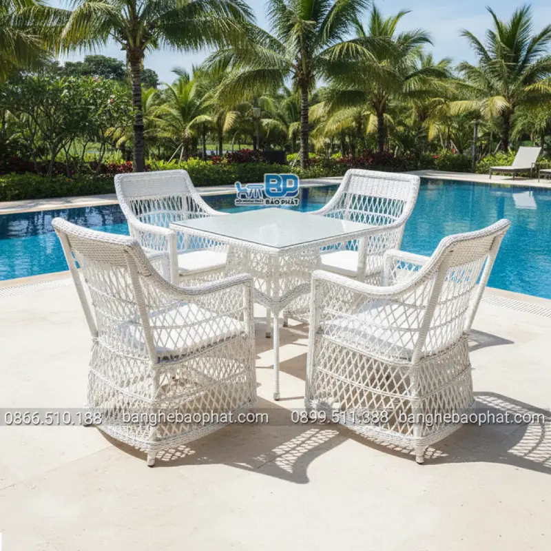 Tại sao ghế nhựa giả mây lại có khả năng chống tia cực tím (UV) hiệu quả?