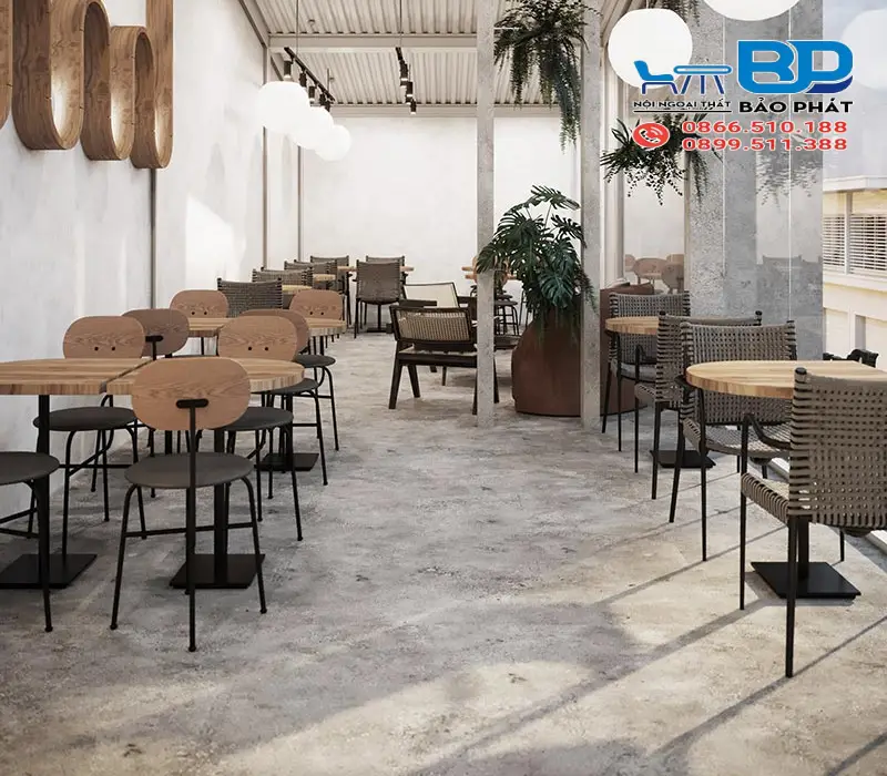 Ánh sáng là yếu tố rất quan trọng trong thiết kế quán cafe nhà ống
