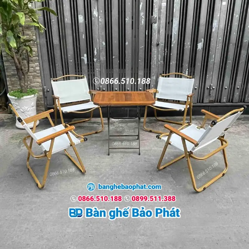 50+ Bộ Bàn Ghế Camping Tiện Lợi, Gọn Nhẹ Cho Mọi Chuyến Dã Ngoại 16 Bộ bàn ghế camping dạng xếp