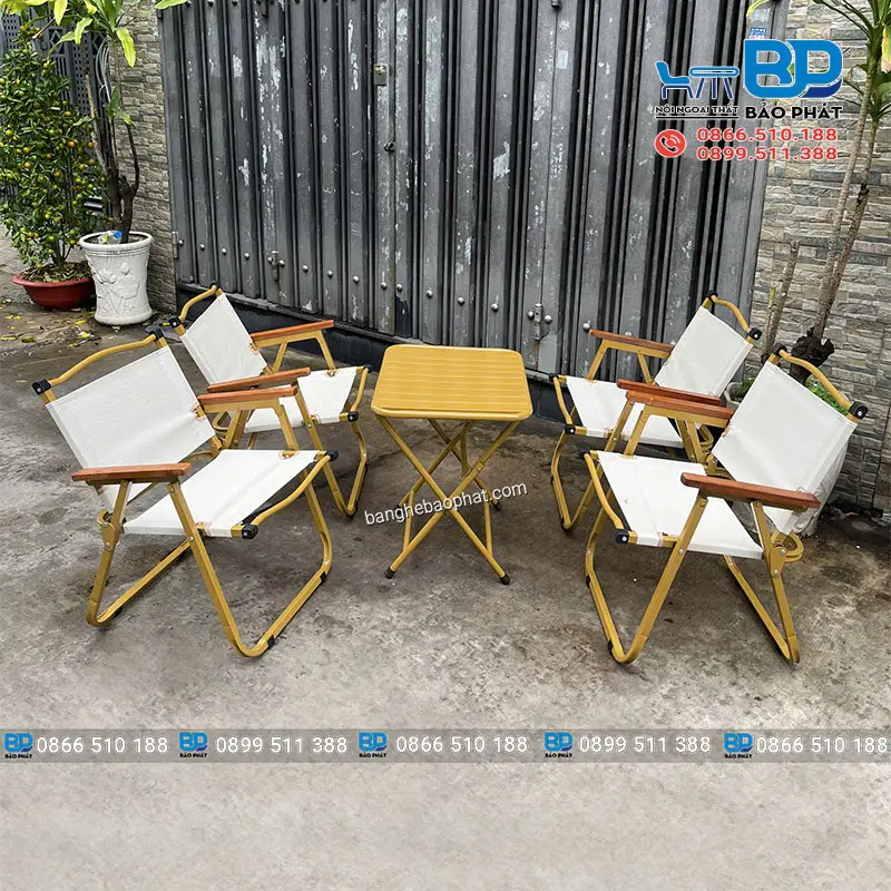 50+ Bộ Bàn Ghế Camping Tiện Lợi, Gọn Nhẹ Cho Mọi Chuyến Dã Ngoại 14 Bộ bàn ghế camping lưới gấp gọn