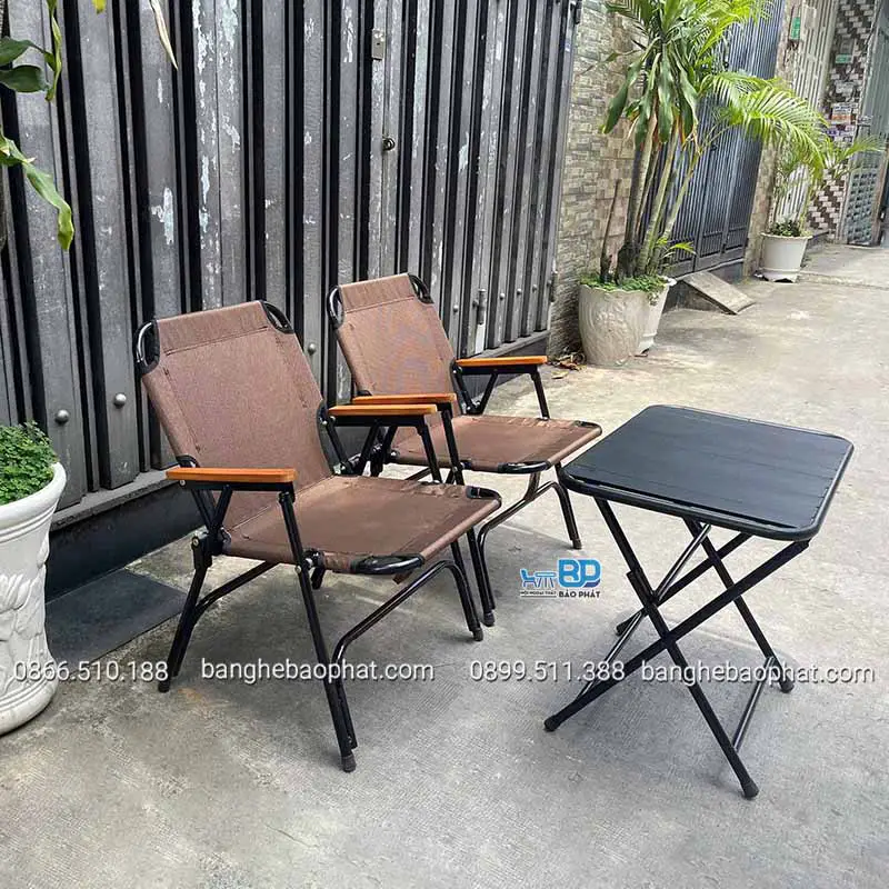 50+ Bộ Bàn Ghế Camping Tiện Lợi, Gọn Nhẹ Cho Mọi Chuyến Dã Ngoại 11 Bộ bàn ghế xếp cafe camping Sport