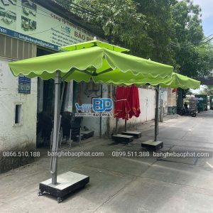 Dù che nắng lệch tâm 2.5 mét màu xanh đọt chuối