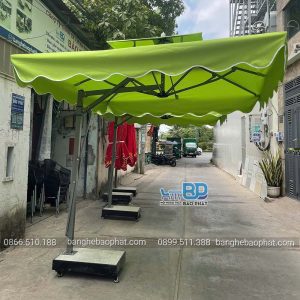 Dù che nắng lệch tâm 2.5 mét màu xanh đọt chuối