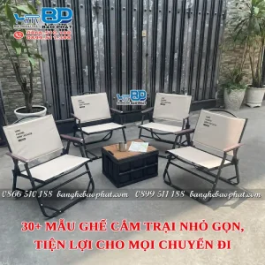30+ Mẫu ghế cắm trại nhỏ gọn, tiện lợi cho mọi chuyến đi