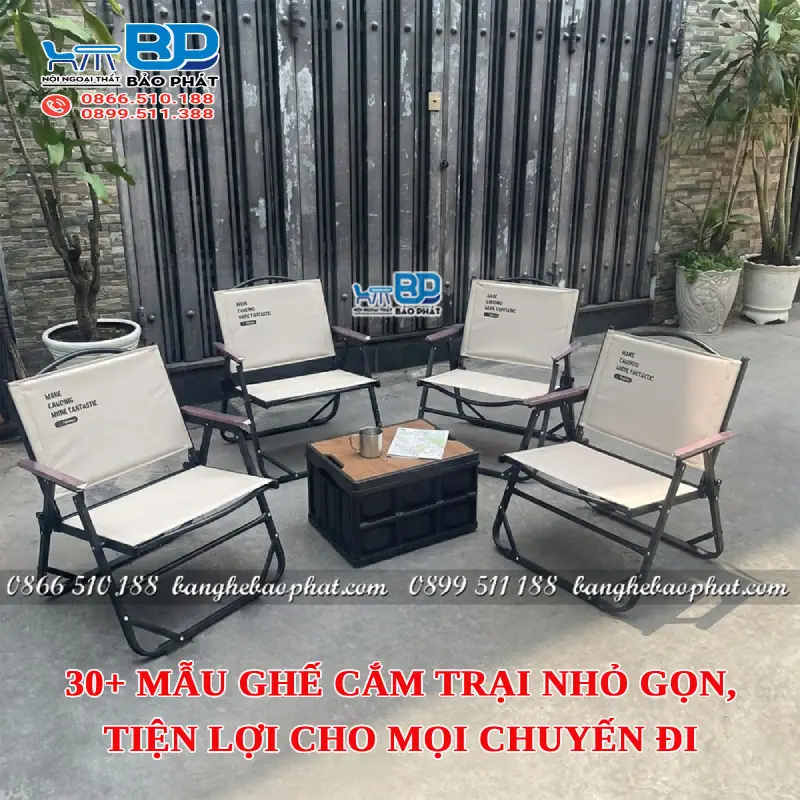 30+ Mẫu ghế cắm trại nhỏ gọn, tiện lợi cho mọi chuyến đi