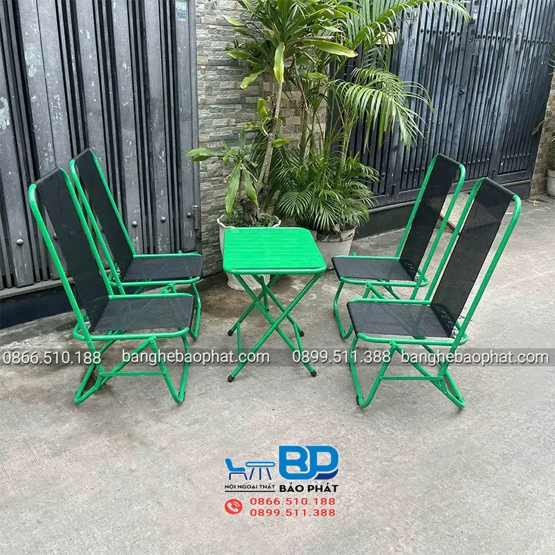 Ghế lưới cafe khung sắt sơn chống trầy