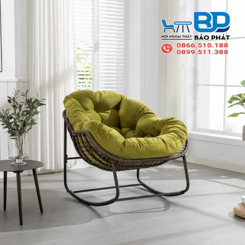Ghế Papasan mang lại sự thoải mái dễ chịu khi ngồi