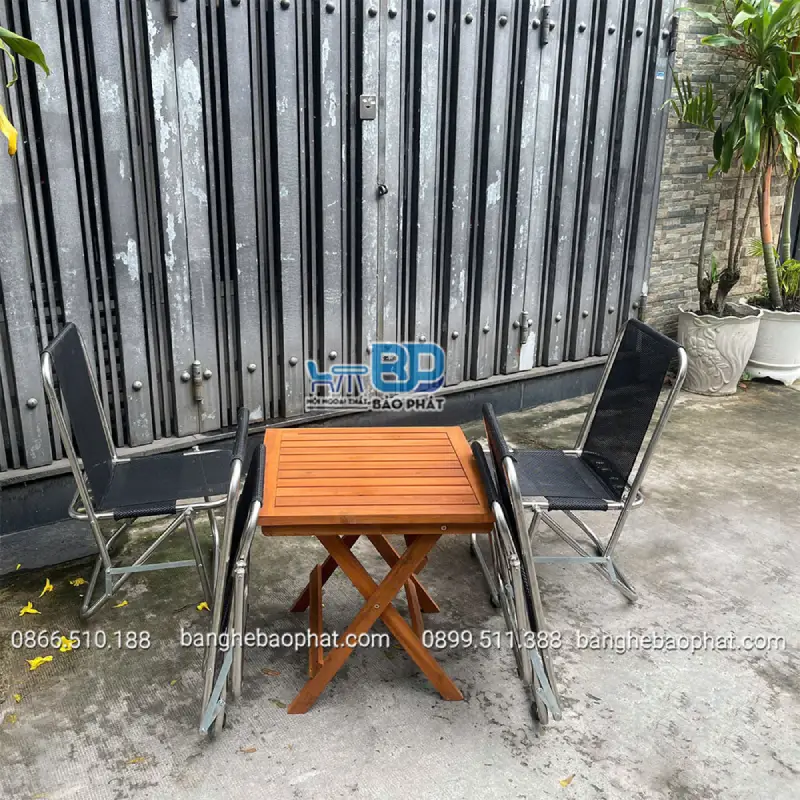 Ghế xếp inox 304 BP008