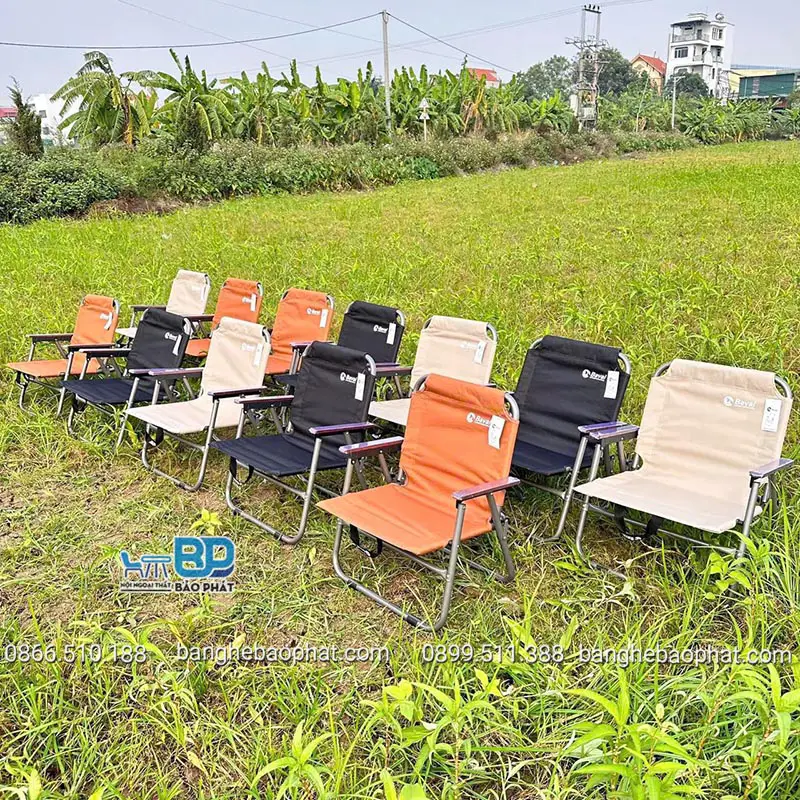 Ghế xếp mini khung nhôm nhập khẩu