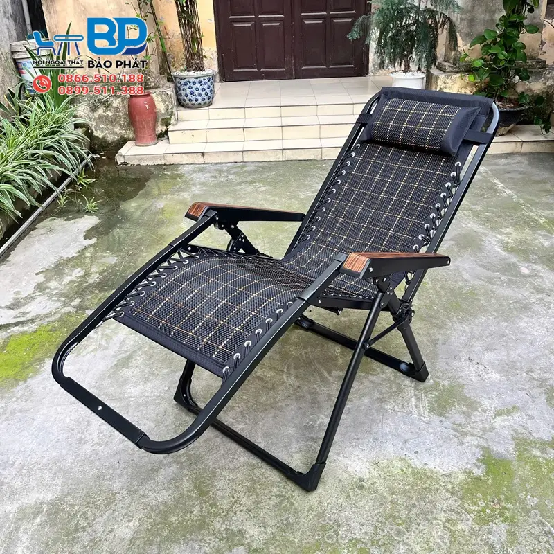 Ghế xếp nằm ngủ thư giãn phù hợp với nhiều không gian
