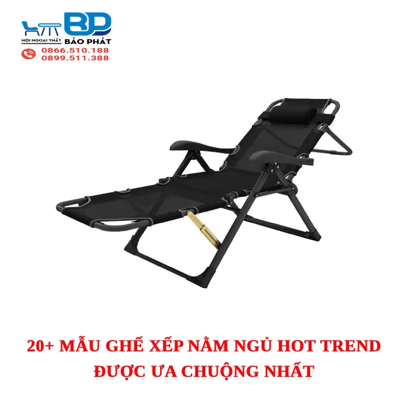 20+ mẫu ghế xếp nằm ngủ hot trend được ưa chuộng nhất