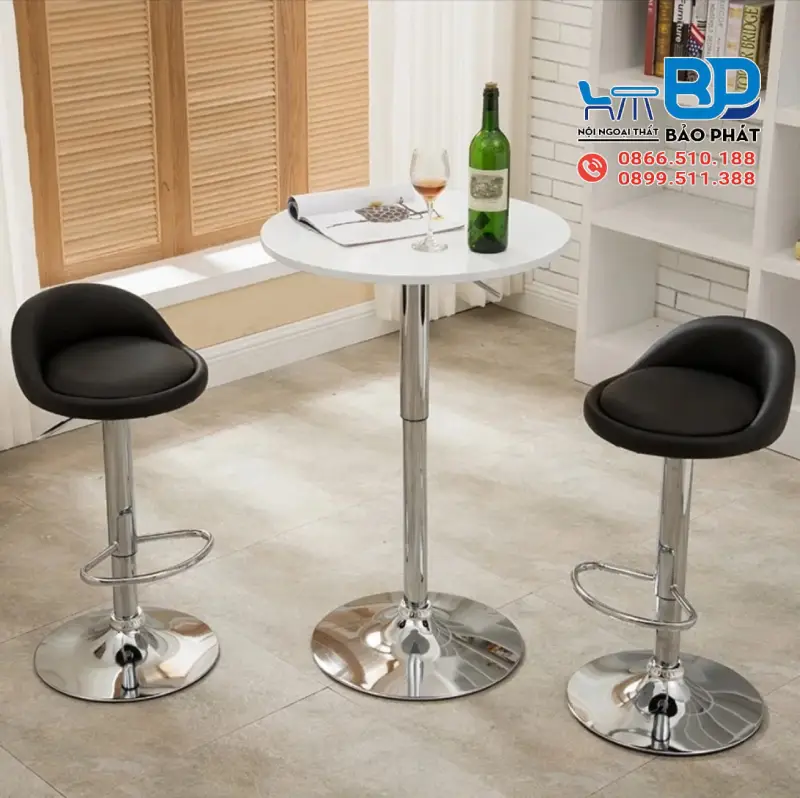 Ghế xoay quầy bar thiết kế ấn tượng