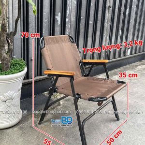 Kích thước ghế camping sport