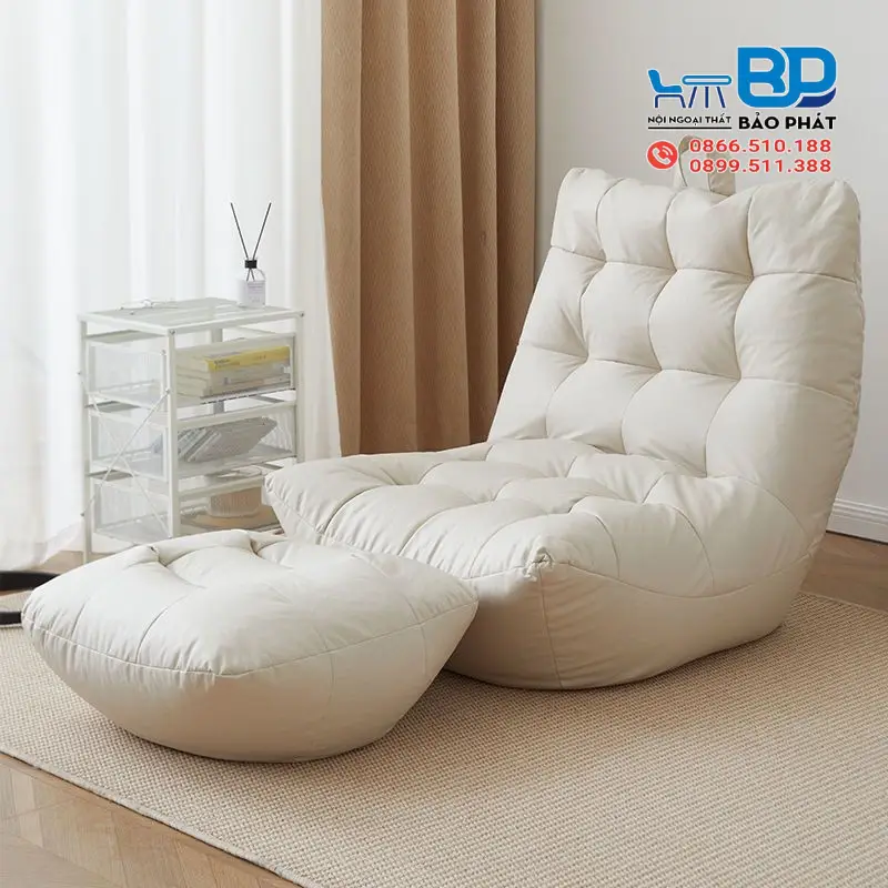 Mẫu sofa lười thiết kế trẻ trung, hiện đại
