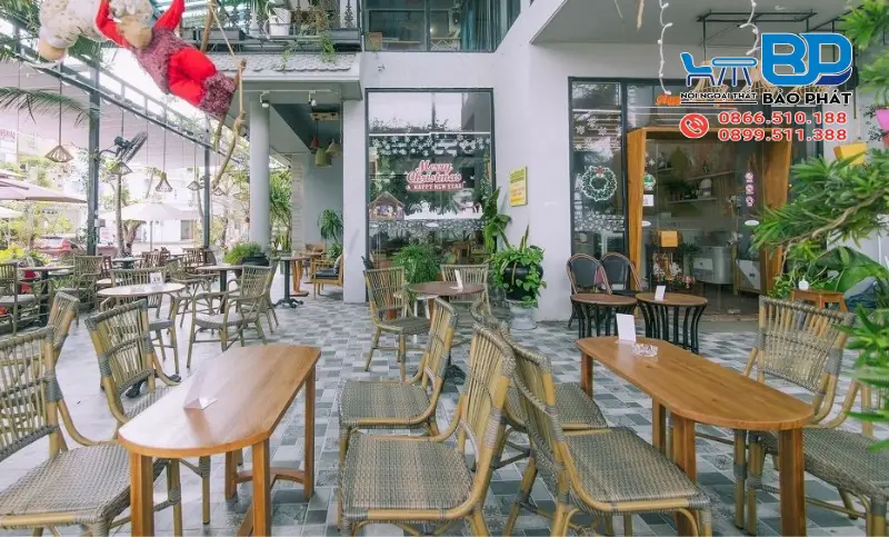 Một góc chill đúng nghĩa với thiết kế quán cafe không gian mở đầy ánh sáng