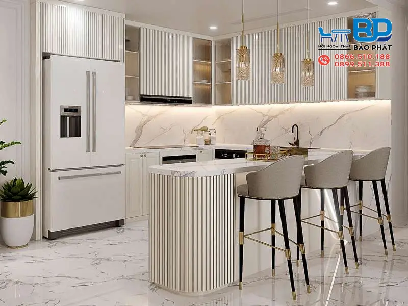 Phòng bếp phong cách Romanticism ấm cúng