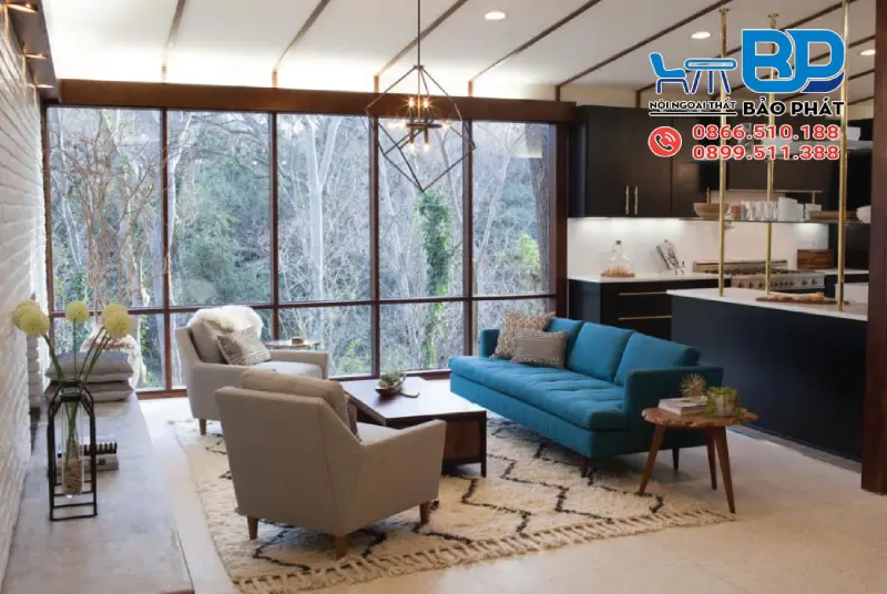 Phong cách Mid Century Modern thiết kế đơn giản nhưng tinh tế