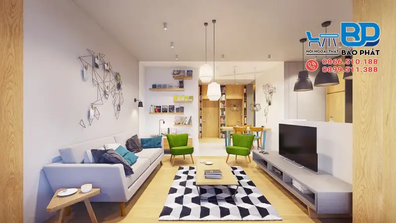 Phong cách thiết kế nội thất Funky với những hình khối độc đáo