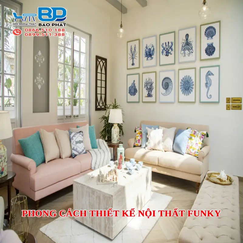 Phong cách thiết kế nội thất Funky – Khi cá tính lên ngôi trong không gian sống
