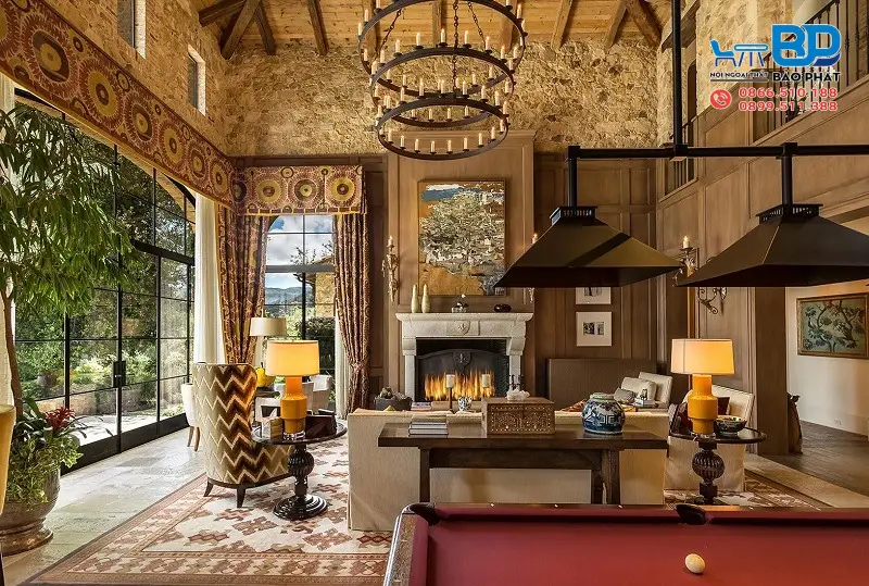 Phong cách thiết kế nội thất Gothic cổ điển