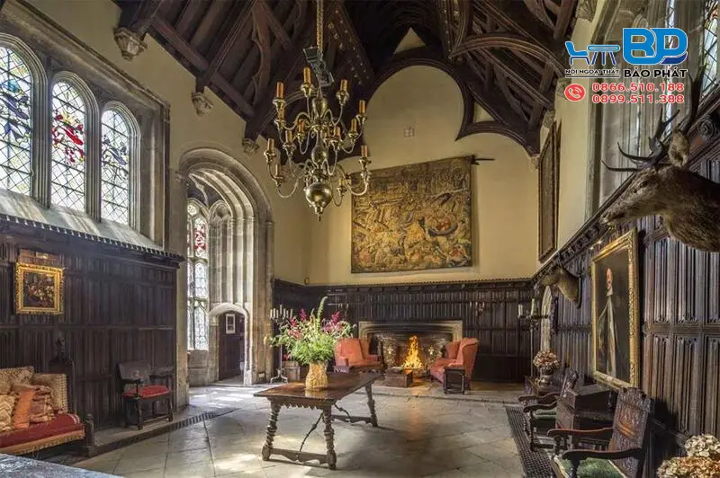 Phong cách thiết kế nội thất Gothic mang đậm nét cổ điển