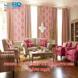 Phong cách thiết kế Romanticism (lãng mạn) – Vẻ đẹp mềm mại chạm đến cảm xúc