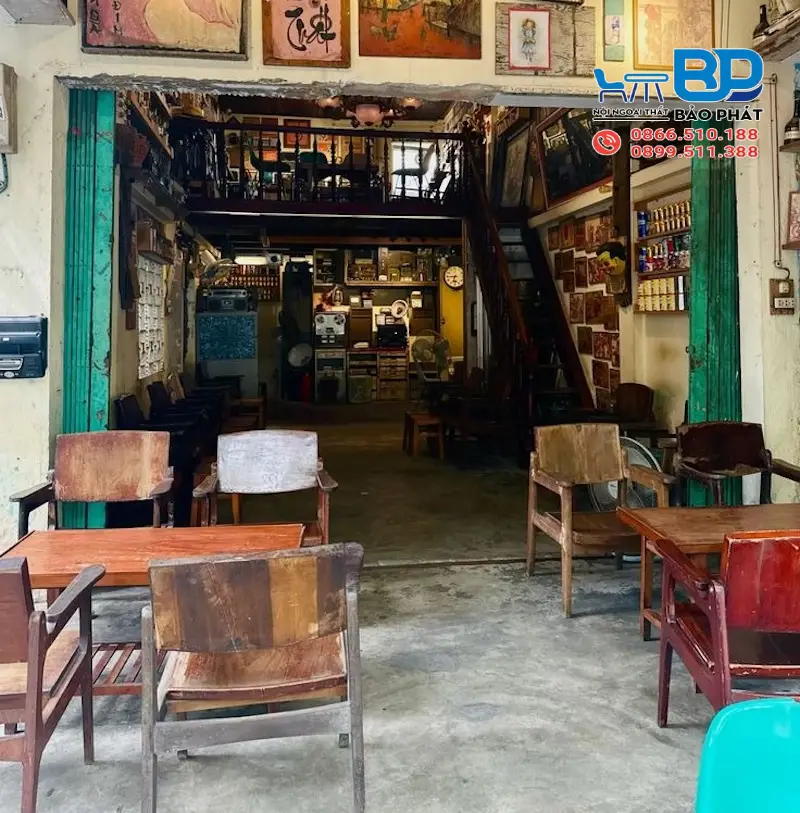 Thiết kế quán cafe bình dân