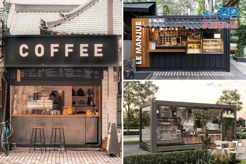 Thiết kế quán cafe bình dân phong cách take away