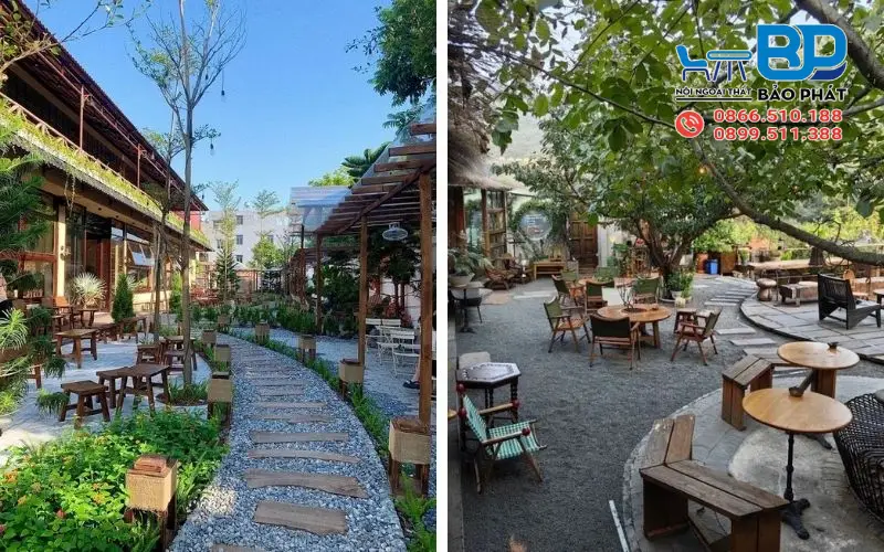 Thiết kế quán cafe không gian mở giúp mọi góc nhỏ đều trở nên đáng nhớ