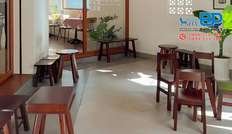 Thiết kế quán cafe nhỏ 40m2 phong cách Nhật Bản (Zen) tối giản