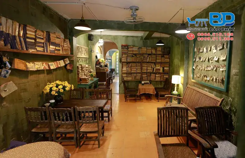 Thiết kế quán cafe phong cách vintage đầy hoài niệm