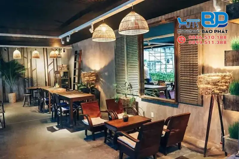 Thiết kế quán cafe phong cách vintage mang lại cảm giác thân thuộc