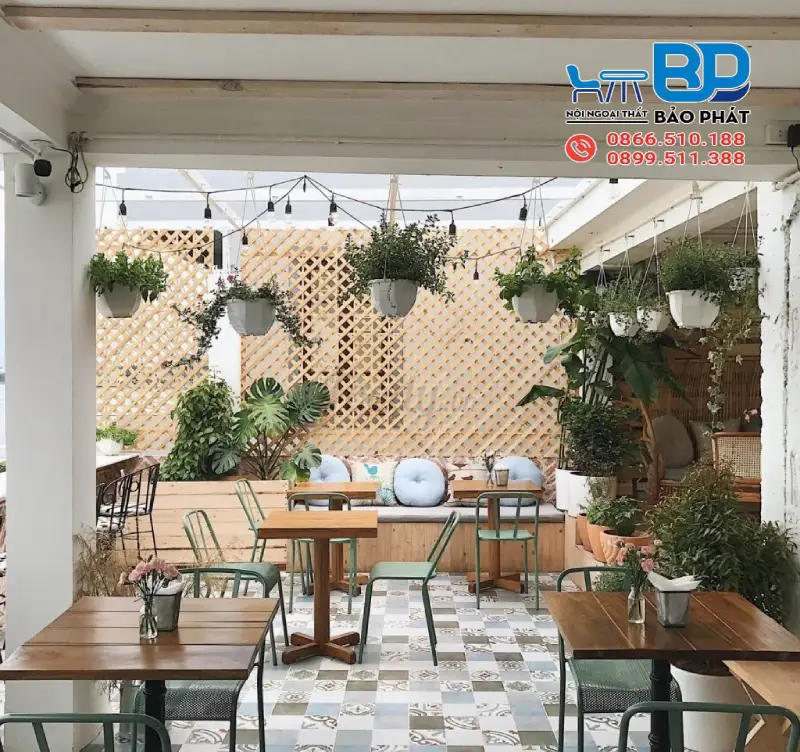 Tối giản nhưng tinh tế với thiết kế quán cafe không gian mở
