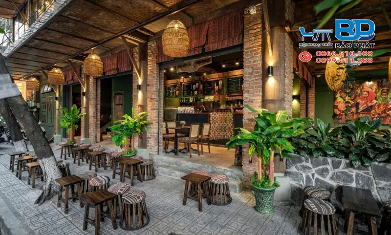 Trang trí quán cafe bình dân nên tận dụng ánh sáng tự nhiên