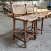 Ghế Bar Khung Gỗ Đan Dây Ghế Bar Cabana 8 Ghế bar khung gỗ đan dây ghế bar Cabana