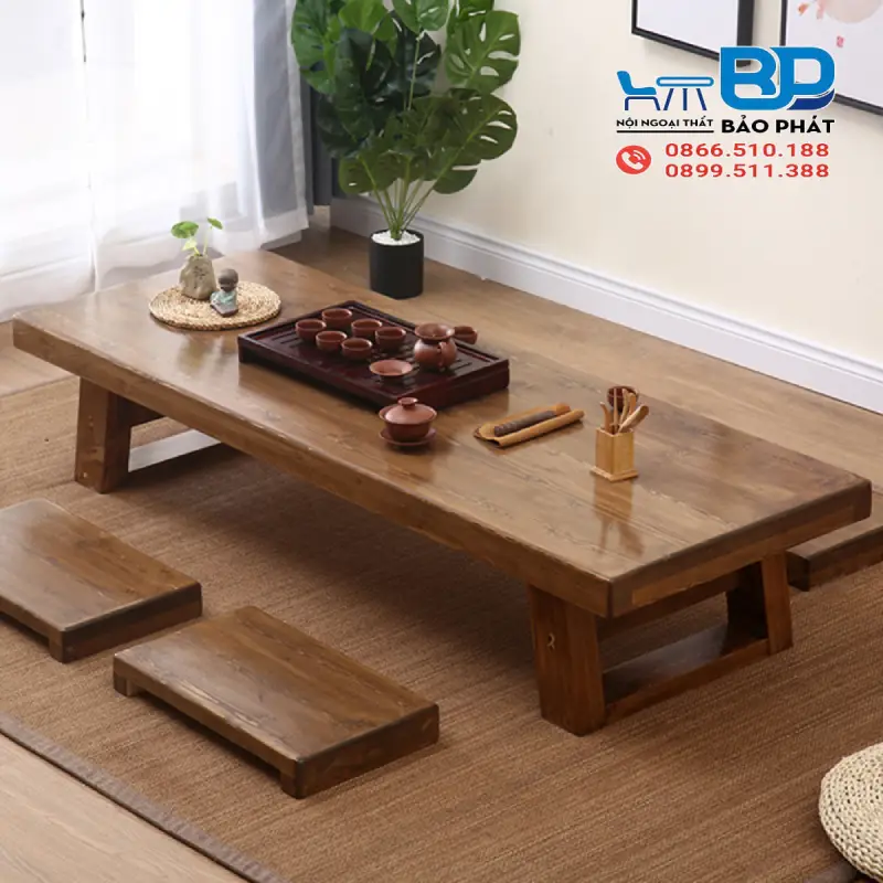 Bàn ghế ngồi bệt là gì?