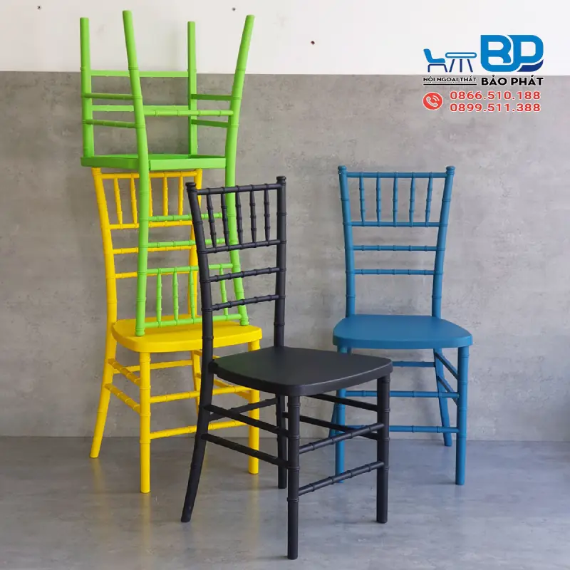 Ghế Chiavari Là Gì? Đặc Điểm, Ứng Dụng Và Cách Lựa Chọn Phù Hợp 7 Ghế Chiavari tạo sự thông thoáng thoải mái