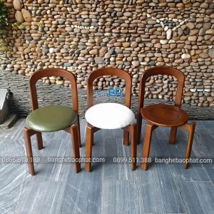 Ghế genye gỗ nệm