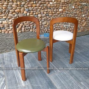Ghế genye gỗ nệm