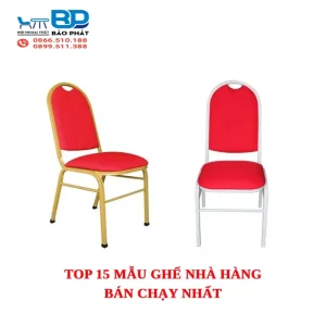 Top 15 mẫu ghế nhà hàng bán chạy nhất [timect]