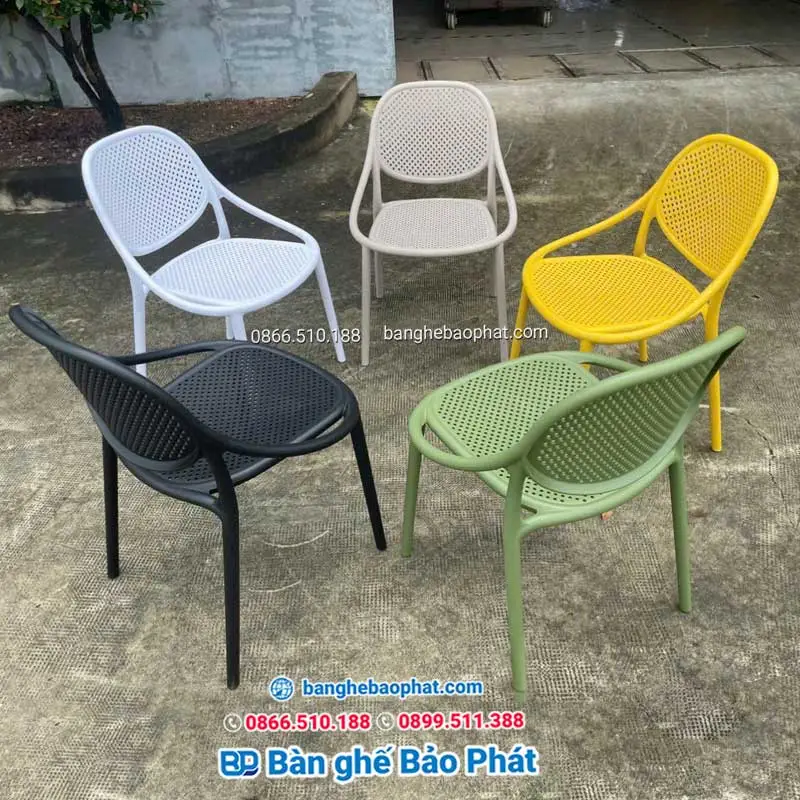 Ghế nhựa quán nhậu ngoài trời cao cấp 3060