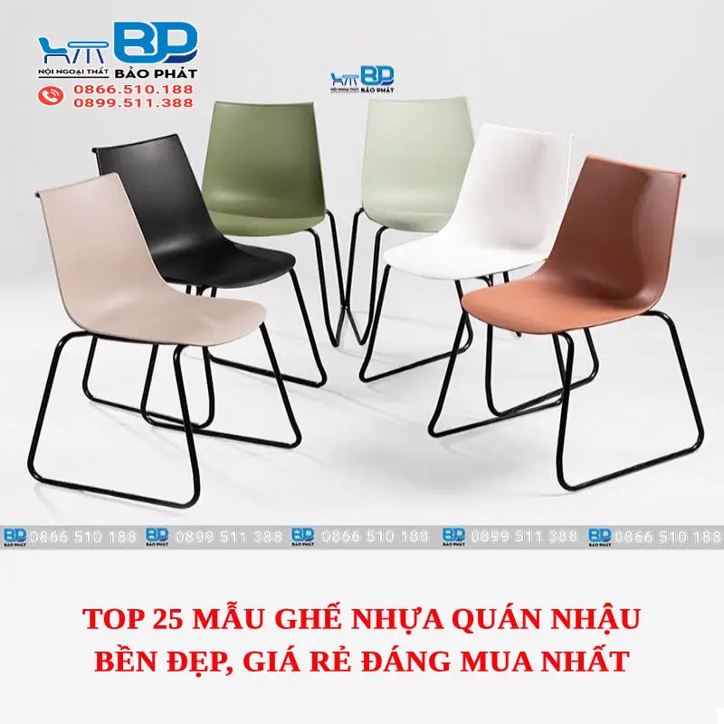Top 25 mẫu ghế nhựa quán nhậu bền đẹp, giá rẻ đáng mua nhất [timect]