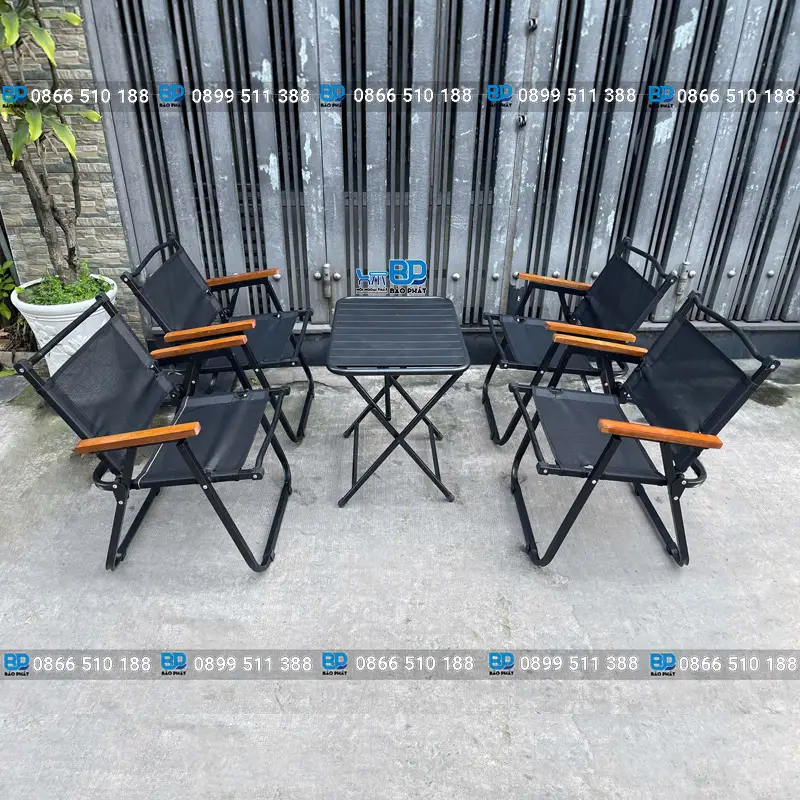 Ghế xếp khung sắt mặt lưới
