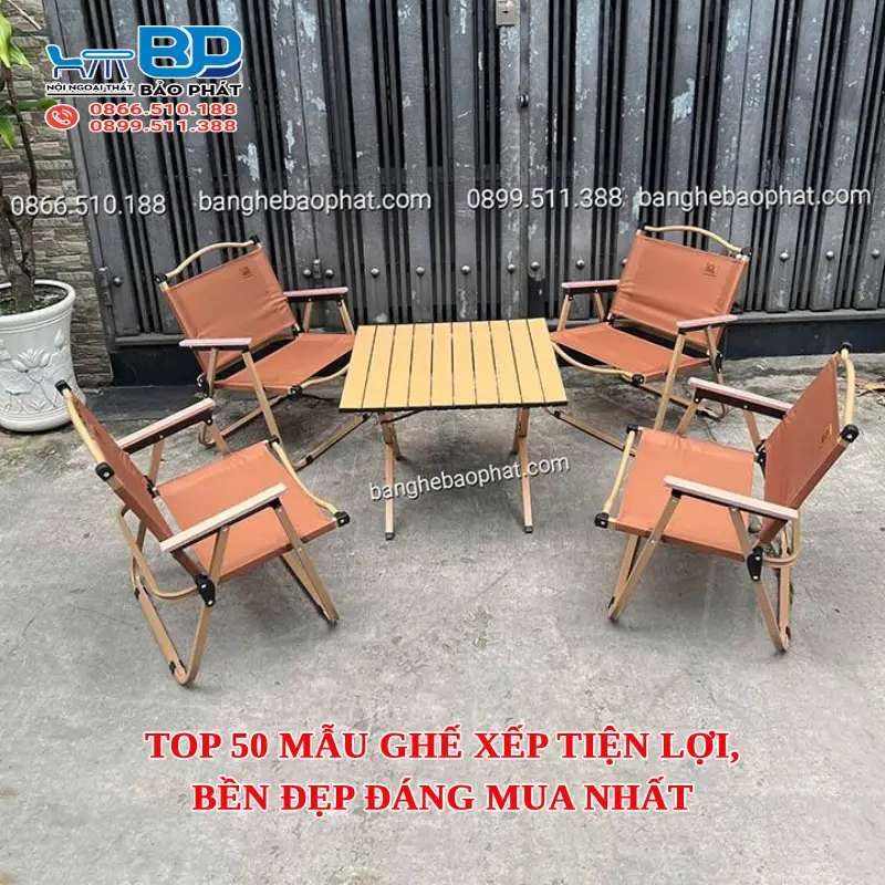 Top 50 mẫu ghế xếp tiện lợi, bền đẹp đáng mua nhất [timect]
