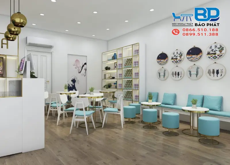 Máy lạnh, quạt và hệ thống thông gió giúp không gian luôn thông thoáng