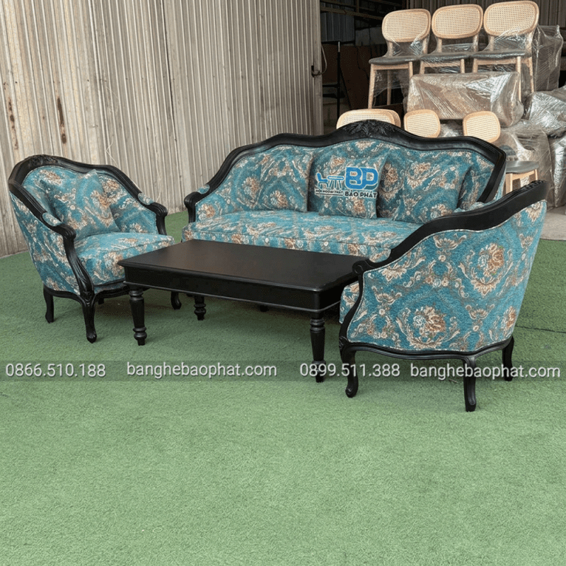 Bộ Sofa Louis Gỗ Nệm 15 Ứng dụng của bộ sofa Louis gỗ nệm