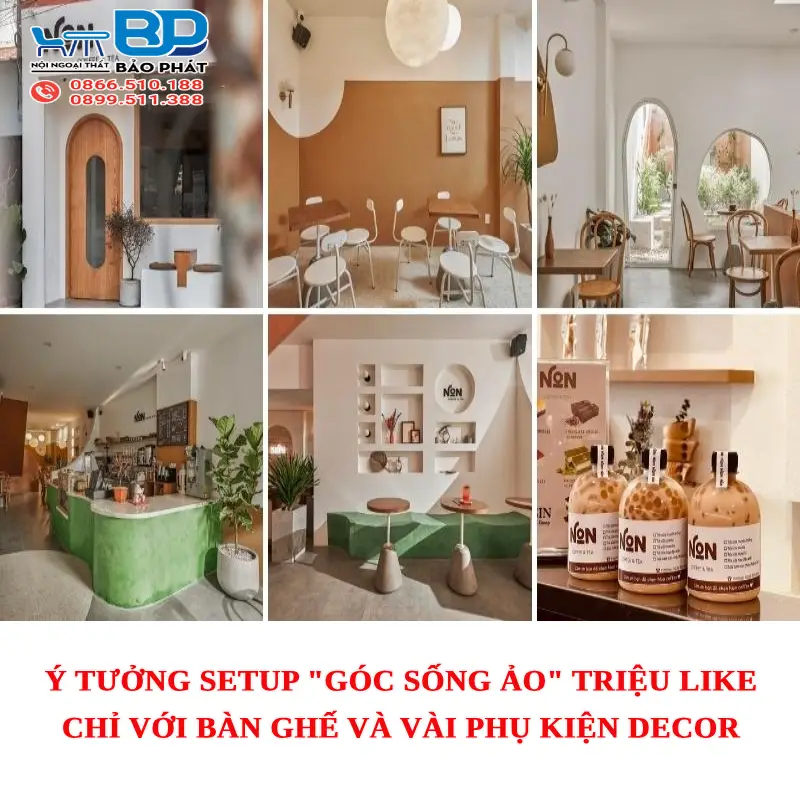 Ý tưởng setup góc sống ảo triệu like chỉ với bàn ghế và vài phụ kiện decor